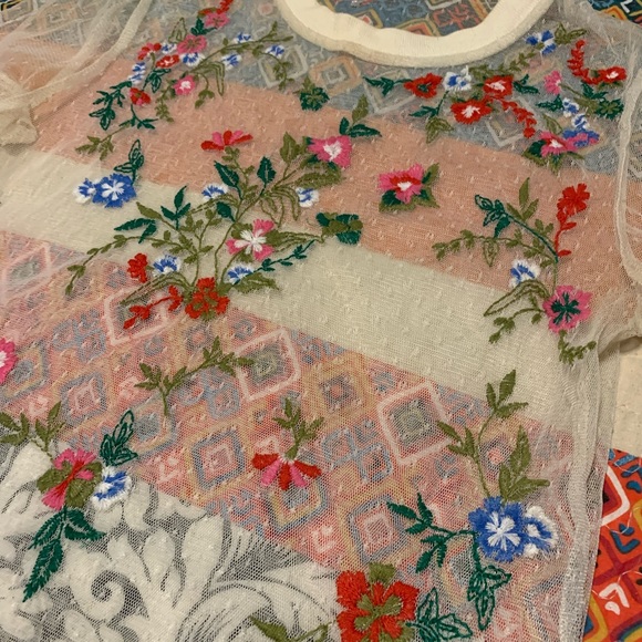 Cute sheer Urban Outfitters top size M - Picture 3 of 3